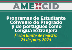 Programas de Estudiante Convenio de Pregrado y de portugués como Lengua Extranjera, AMEXCID